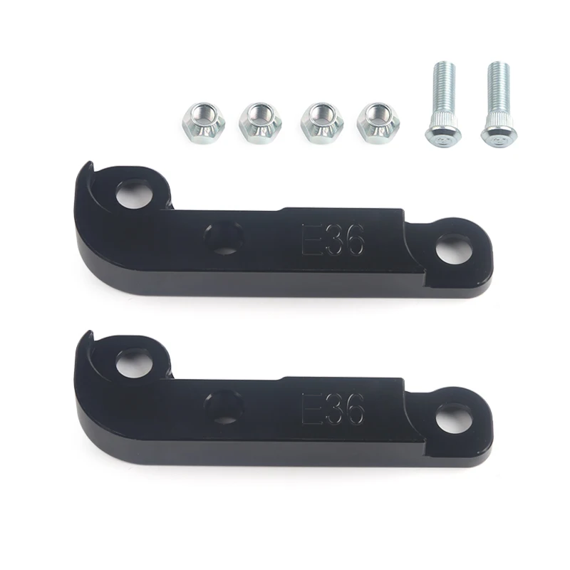 Aluminium 2pc Car Adapter for BMW E36 E60 E90 E70 Increasing Turn Angle about 25% Drift Lock Kit