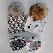 Шапочка для младенцев, детей ясельного возраста, для девочек, с милым бантиком, с бабочкой, шапка, хлопок, с воротником, шарф, комплект, шапка для девочек, детская шапка