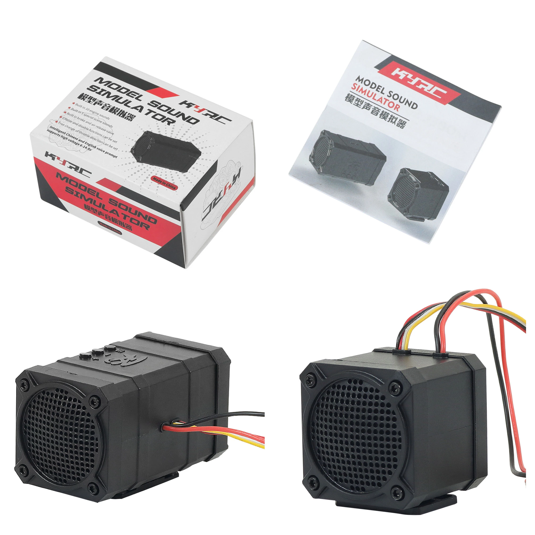 Remote Car Two Channel Sound Simulator 10 Sound Effect Speakers Linkage Engine Sound Group For 1 10 Rc Crawler Scx10 Trx 4 D90 Parts Accs Aliexpress