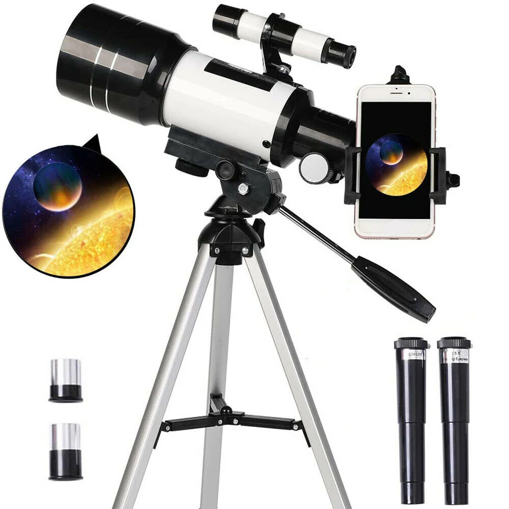Astronomisches Teleskop Refraktor F30070 Stativ 150X 70mm Zoom HD Monokularer 