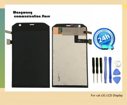 Spot Original M&Sen For 4.7" Caterpillar Cat S31 LCD Screen Display Touch Panel Digitizer For Caterpillar Cat S31 With Tools
