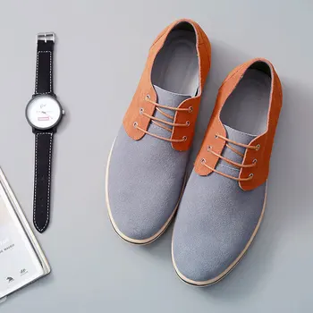 

Lace-up mixed color men casual 2020 new fashion high quality Men breathable flock cozy oxfords S3891~S3906 Morliron