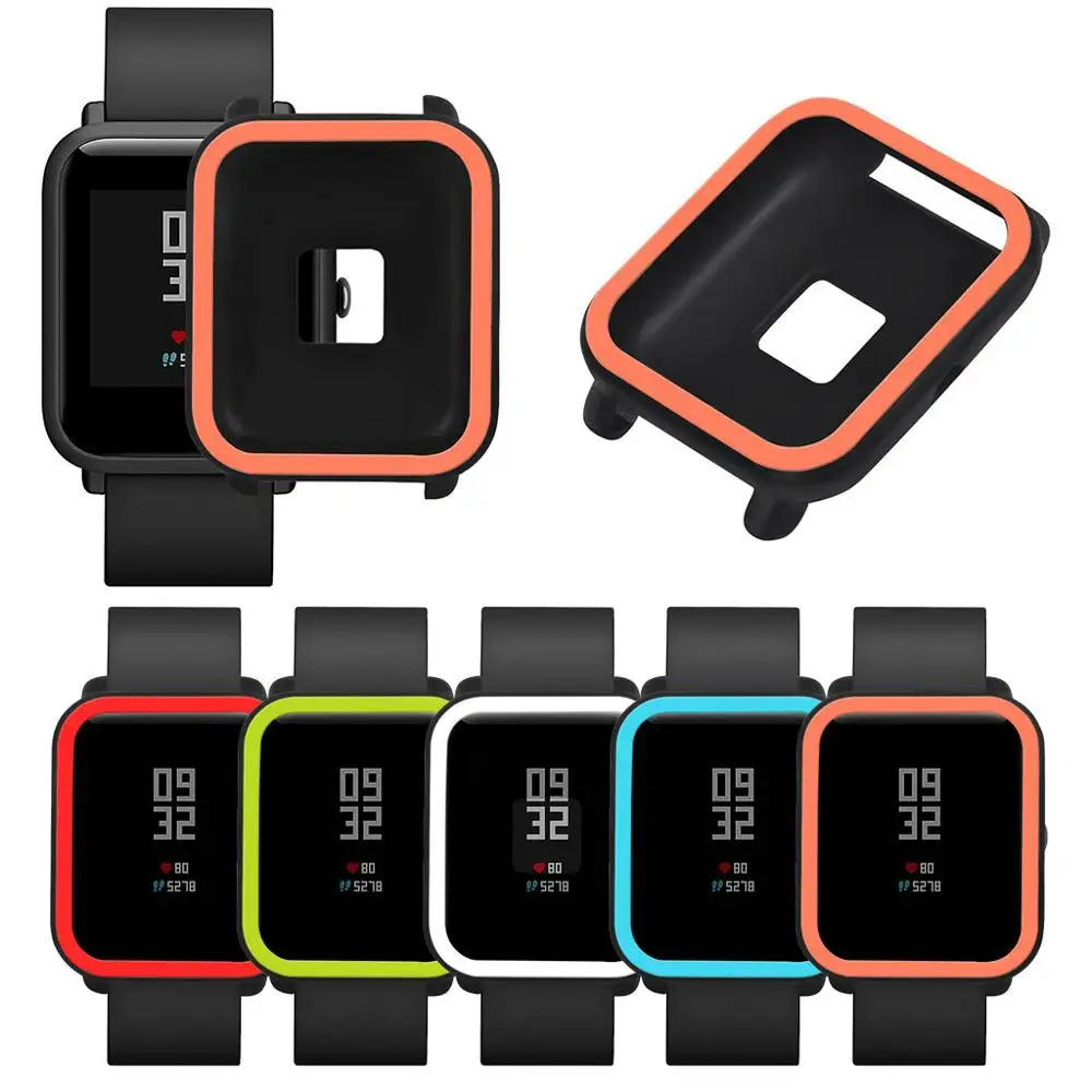 Защитный силиконовый чехол из ТПУ Мягкий рамка для Xiaomi Huami Amazfit Bip Youth