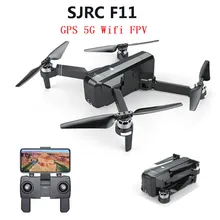 SJRC F11/F11 PRO gps 5G Wifi FPV с 2K широкоугольной камерой 28 минут время полета бесщеточный складной Радиоуправляемый Дрон Квадрокоптер RTF Дрон