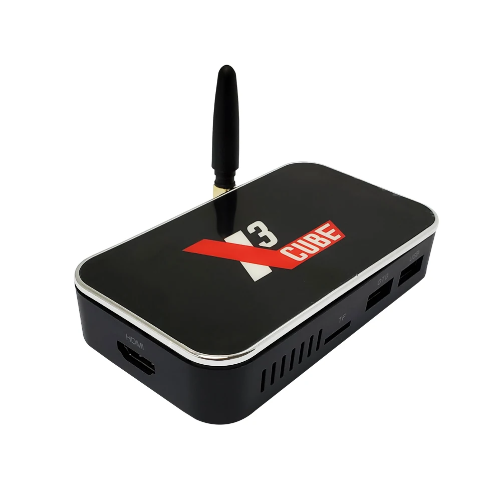 ТВ приставка Ugoos X3 CUBE Android 9 0 Amlogic S905X3 2 Гб DDR4 16 ROM телеприставка 4G/5G WiFi LAN 1000M Bluetooth 4K Tv