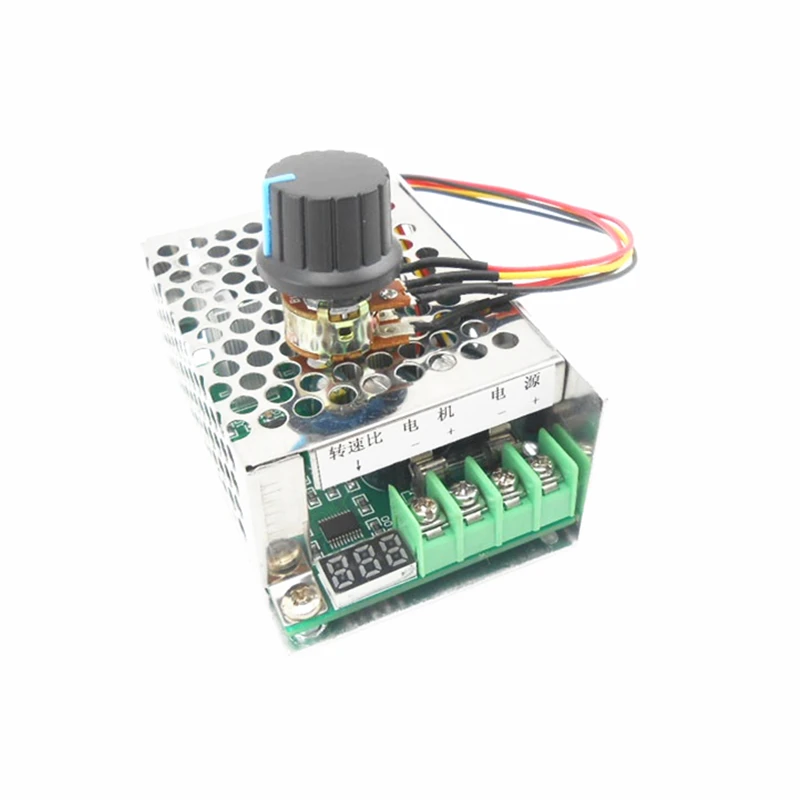 DC6-60V 30A 1200W шим тока мотор Скорость регулятор 6V12V 24V 36V 48V щетки мотора постоянного