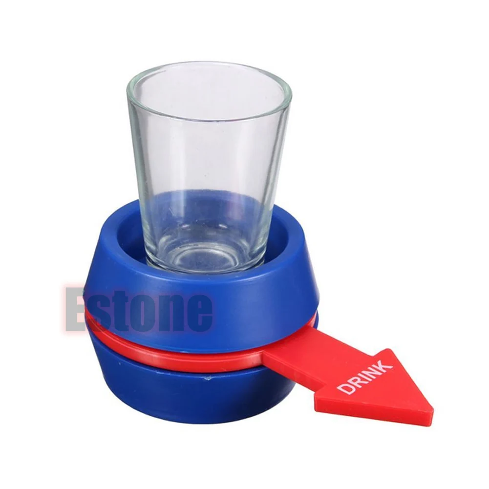 Новинка Spinner Spin The Shot glass Питьевая игра забавные вечерние подарки D08D