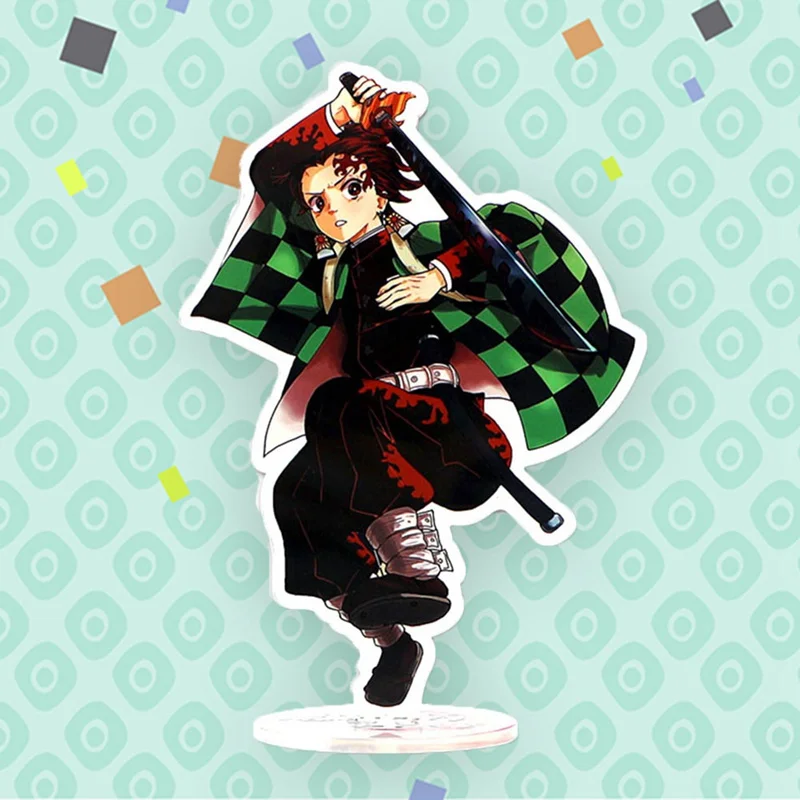 Японское аниме Demon Slayer: Kimetsu No Yaiba Kamado Tanjirou Kamado Nezuko Косплей фигурка на акриловой подставке канцелярские принадлежности