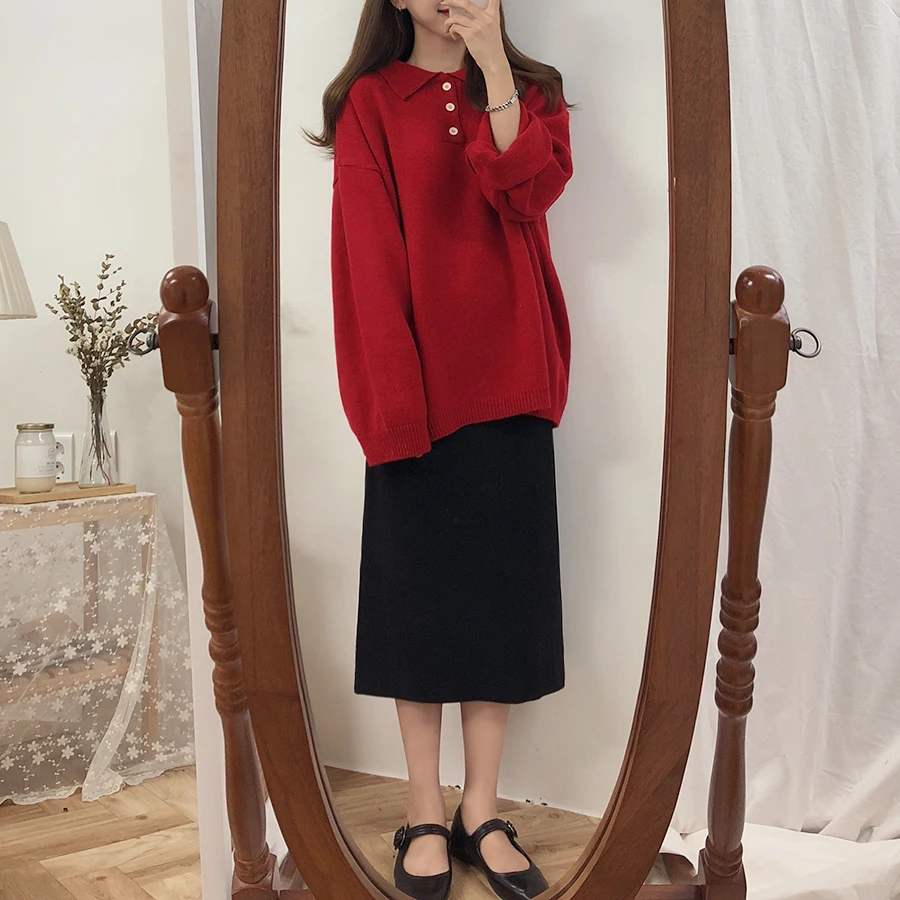 Зимние Бархатные юбки для женщин, модная Корейская Стильная дизайнерская зимняя теплая черная длинная юбка с велюровой подкладкой 10318