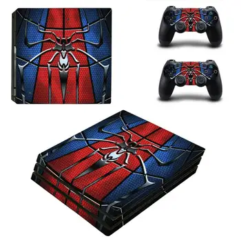 

Avengers Spiderman PS4 Pro Stickers Play station 4 Skin Sticker Decal Cover For PlayStation 4 PS4 Pro Console & Controller Skins