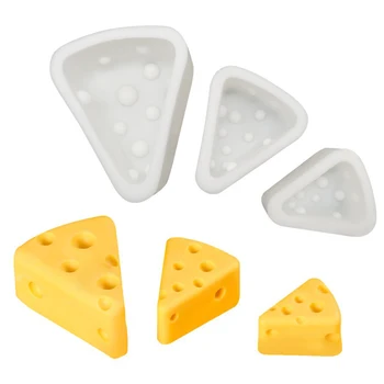 

3D Cake Moulds Cheese Shape Silicone Mold Mousse Chocolate Fondant Dessert Pastry Baking Mould Cake Decorating Tools Bakeware