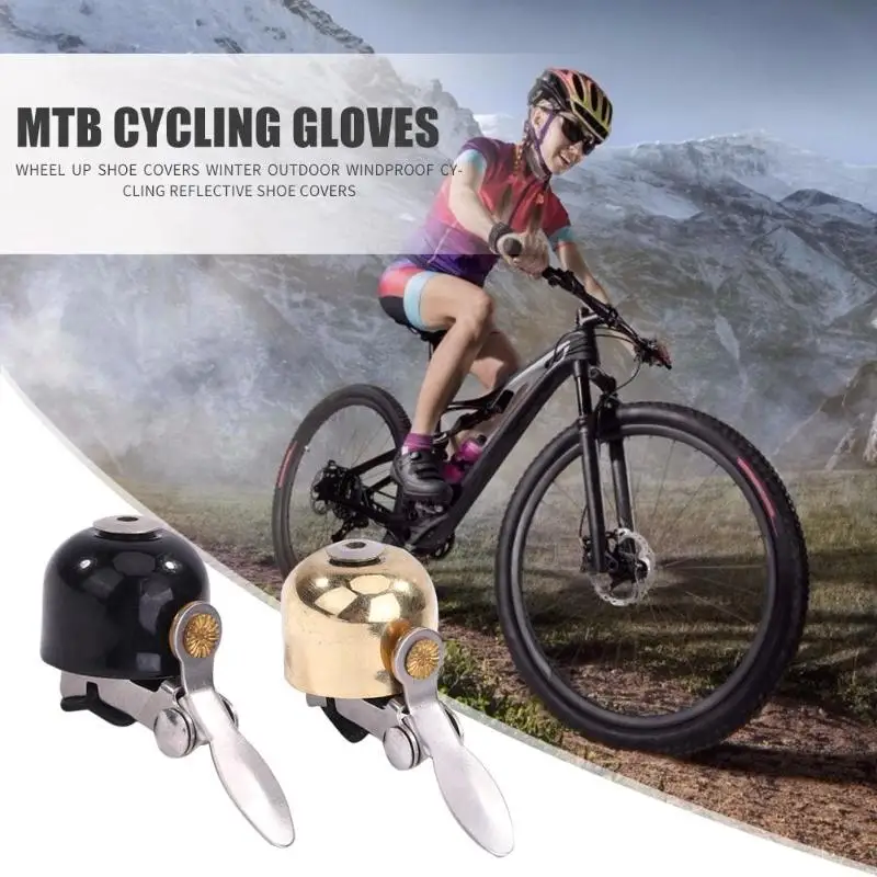 Велосипедный звонок из нержавеющей стали MTB велосипед руль колокол Рог Велосипедное оборудование