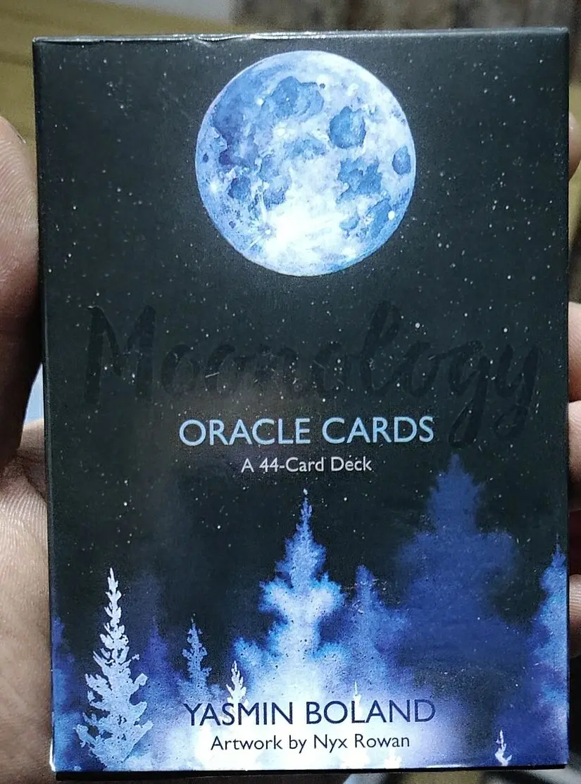 moonology Oracle Английские карты Oracle колода, карты Таро руководство гадание fate настольная игра карточная игра для женщин - Цвет: moonology Oracle