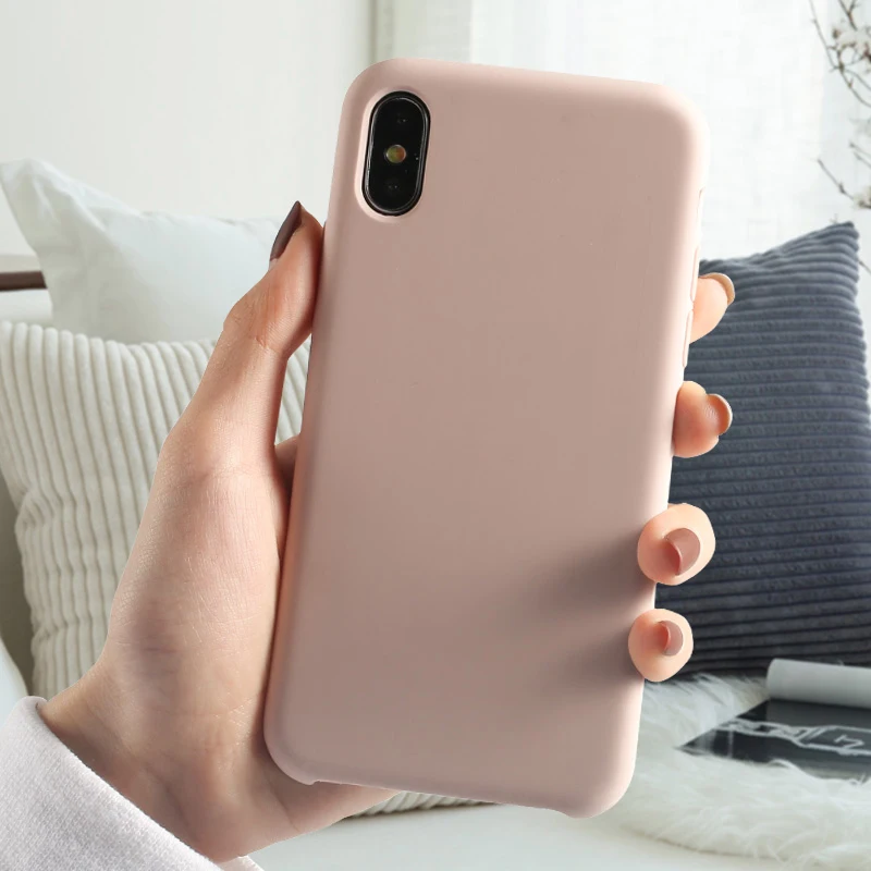 Роскошный официальный силиконовый чехол с логотипом для iPhone 5SE 6s 7 8 Plus, Жидкий чехол для Apple iPhone 11 XS Max XR 11 pro MAX чехол