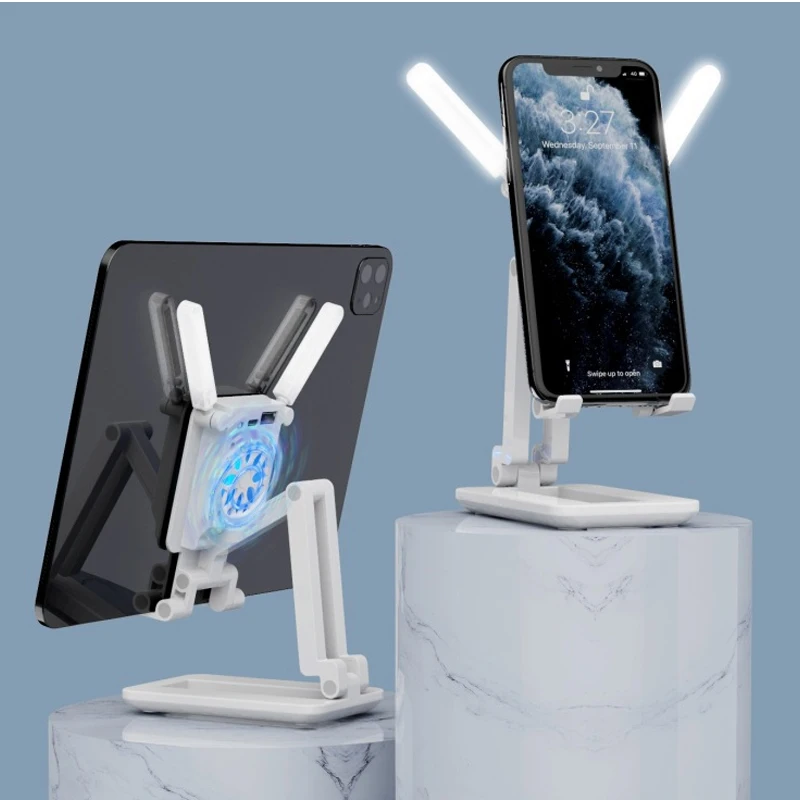 

Mobile phone stents Game Cooler System Cooling Fan Gamepad Holder Stand Radiator For iphone Xiaomi Huawei samsung phone
