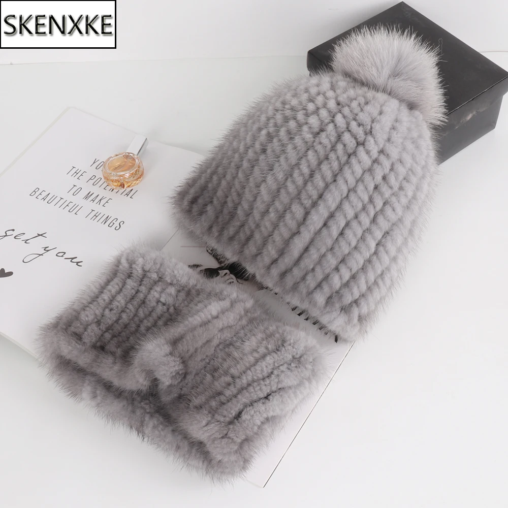 NewWinteWomenWarmMinkFurHatScarfSetsNaturalKnittedRealMinkFurHatsScarves.jpg