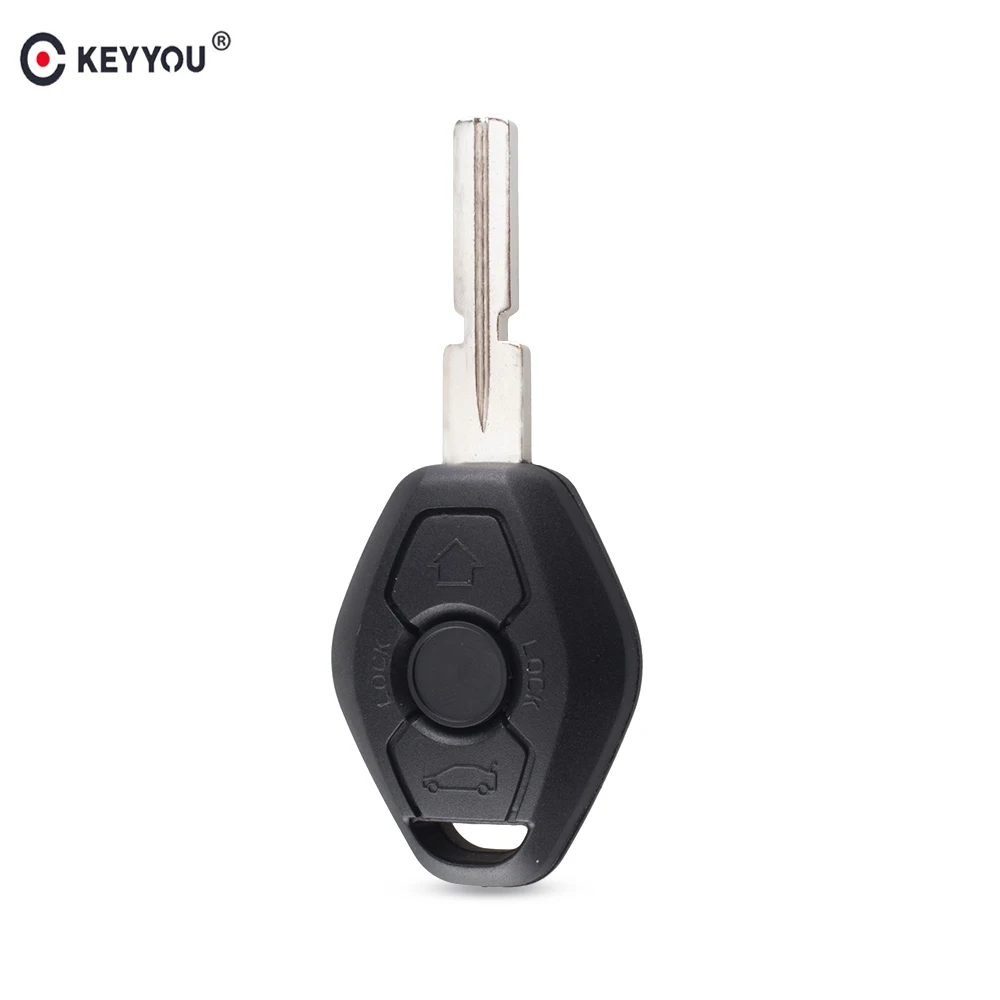 KEYYOU 10PCS Car Remote Key Shell Case for BMW E38 E39 E46 X3 X5 Z3 Z4