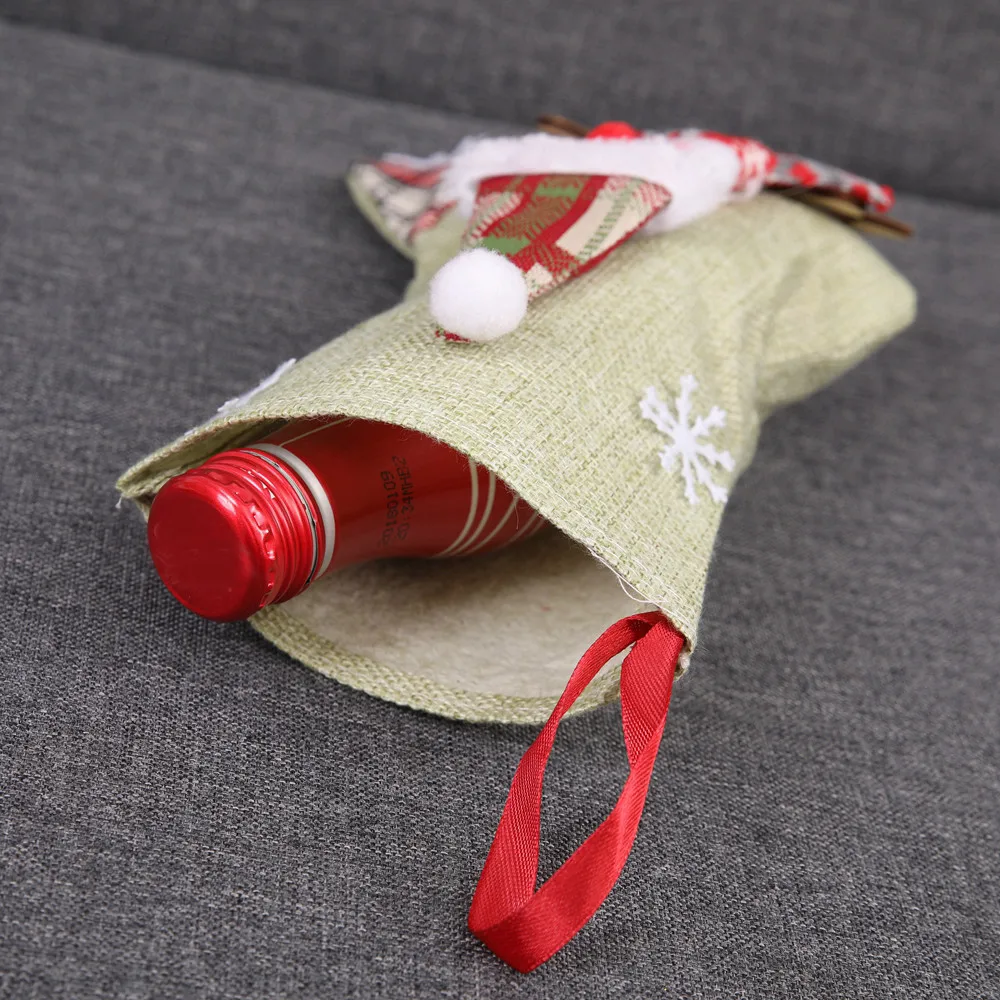 Рождественские чулки Санта-Клауса, мешок для носков, подарок для детей, мешок для конфет, Рождественское украшение для дома, украшения для рождественской елки#50