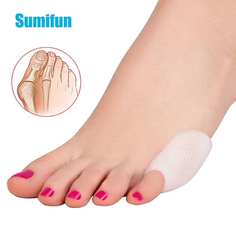 20pcs Silicone Gel Little Toe Corrector Bunion Protector Straightener Separator Thumb Valgus Orthopedic Pain Relief D2230 | Красота и