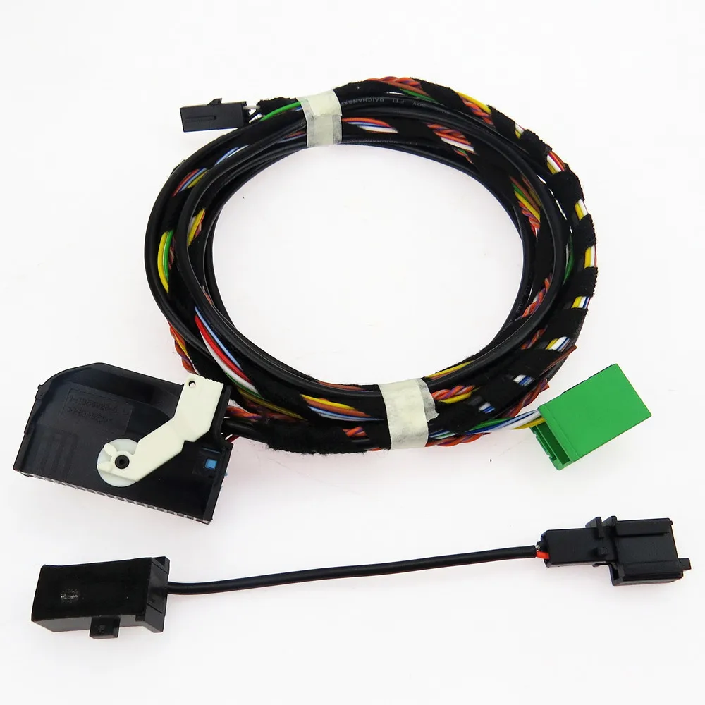 Беспроводной Bluetooth-микрофон SCJYRXS + Кабельный адаптер с жгутом для VW Passat B6 Golf MK5 Scirocco