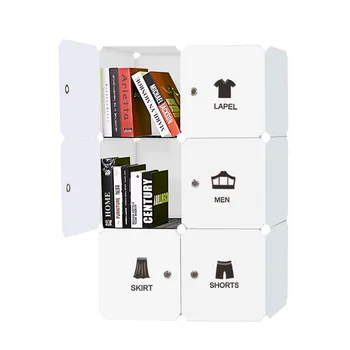 

DIY Bookcase Simple Bookcase Simple Modern Free Combination Plastic Storage Children's Bookcase