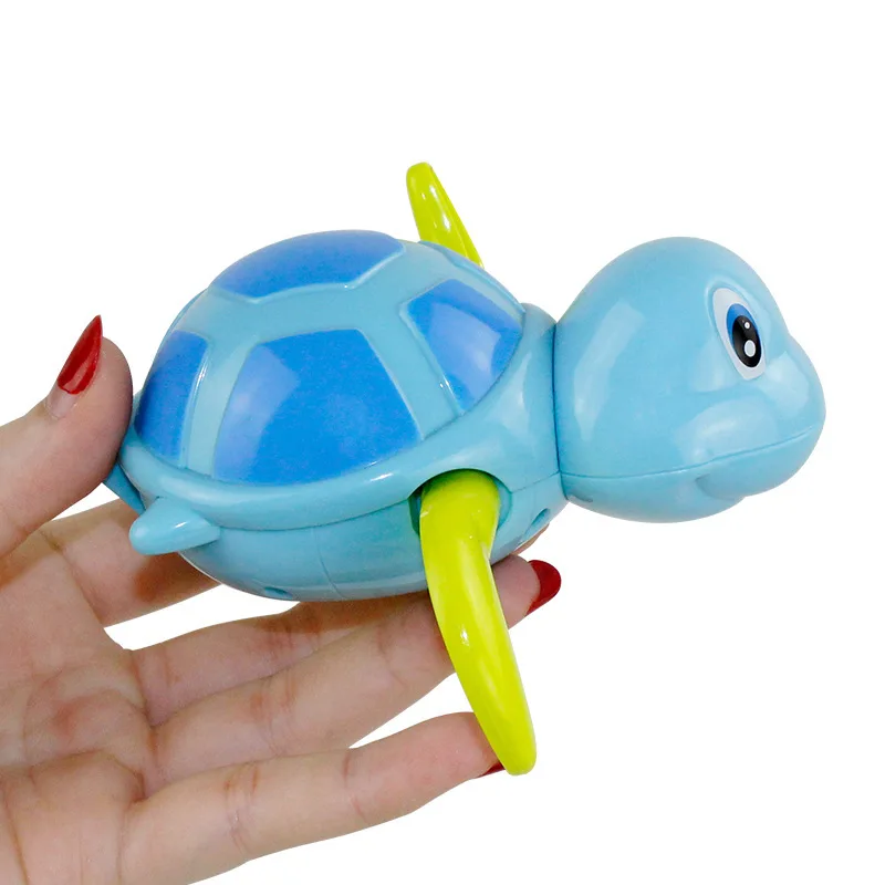 Hot Selling Children Baby Bathroom Bath Play with Water Cool Swim Little Turtle Spring-Winding Small Animal Toy