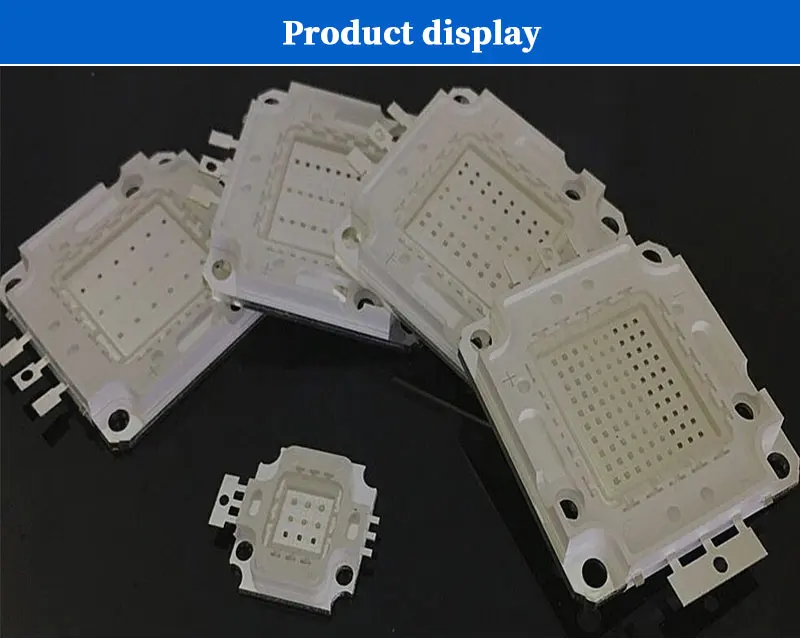 10W / 20W / 30W / 50W / 100W LED RGB mandrel high power lamp beads full color red green blue LED integrated light source chip