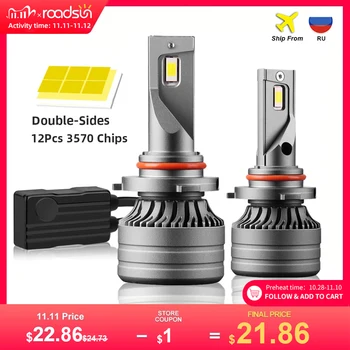 

NEW Arrivals CSP Mini H4 led H7 led H1 Car LED Headlight Bulbs LED Canbus H11 H8 9005 9006 100W 13000LM 6000K 12V LED Fog lights