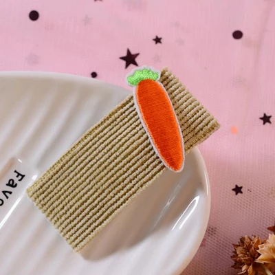 4Carrot Модные детские Мультяшные заколки для волос с фруктами для девочек, милые заколки для волос с ананасом, заколки для волос с изображением машины, леденца, Детские аксессуары для волос - Цвет: 4Carrot