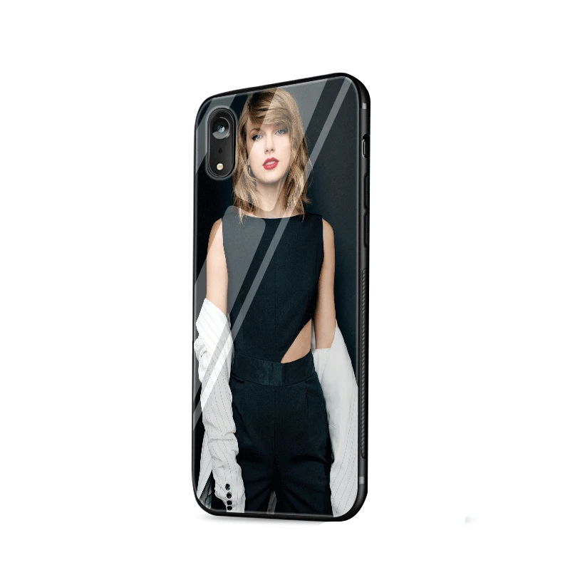 Чехол для мобильного телефона стекло для iPhone XR X XS Max для iPhone 7 8 6 6s Plus 5 5S SE чехол Taylor Alison Swift