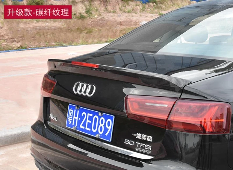 Для Audi A6 C7 ABS задний багажник спойлер крыло 4 Двери Седан 2012 2013