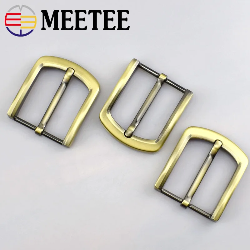 2/5pcs Men Belt Buckle 40mm Fashion Jeans Waistband Metal Pin Buckles
