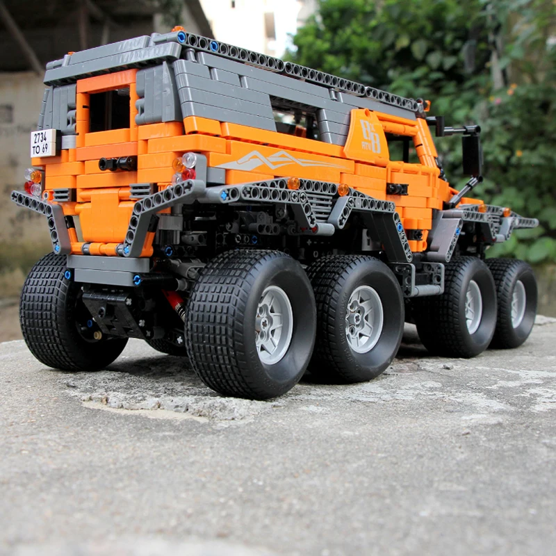 Новые 13088 приложение RC блоки Avtoros Shaman 8x8 совместимые Lepinblocks 23011 Technic MOC 5630 Строительные кирпичи развивающие игрушки подарки