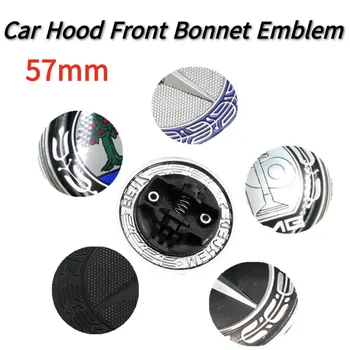 

3D ABS 57mm Car Hood Front Bonnet Car Badge Emblem Accessories for Mercedes Benz W124 W140 W163 W202 W203 W204 W210 W211 W212