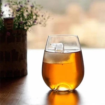 

3D Silicone Ice Molds Easy-release Ice Cubes Mold Unique Animal Shape Designs JS22