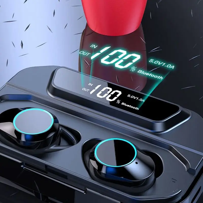 30 м bluetooth 5,0 9D TWS наушники настоящие беспроводные стерео наушники двусторонние наушники с зарядным устройством IPX6 Водонепроницаемый