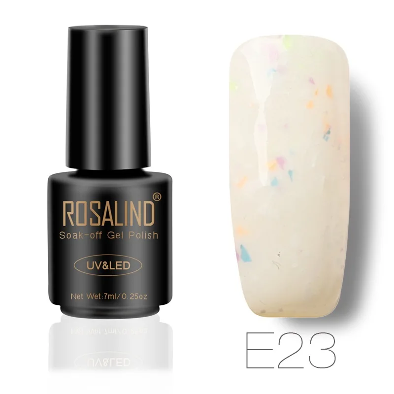 23 ROSALIND 7 мл УФ-Гель-лак для ногтей Набор для маникюра геллак Полупостоянный Гибридный лак для ногтей арт от Prime белый гель для ногтей TSLM2 - Цвет: 23