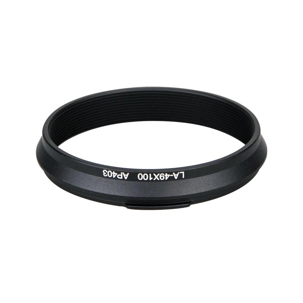 49mm Metall linsen filter Adapter ring für Fuji x100vi x100v x100f x100t x100s x100 Konvertierungs objektiv ersetzen Fujifilm AR-X100 Schwarz – Detail 7