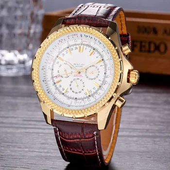 

FOSSIL Mechanical Wrist Watch Mens 6 Pin Complicated Watch Stainless Steel Strap mens watches top brand luxury relojes hombre