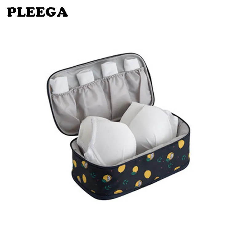 

PLEEGA Women's Storage Bag Travel Necessity Accessories Underwear Clothes Bra Organizer Cosmetic Makeup Pouch Case