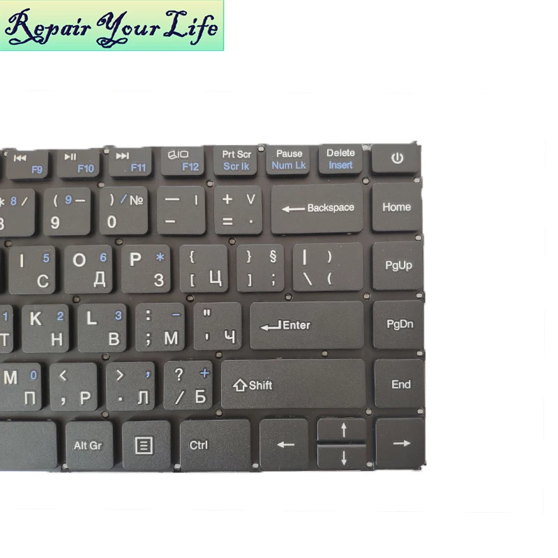 Клавиатура для ноутбука Prestigio Smartbook 133S BG Bulgaria английский/русский HG2901-1-US GL-NB871 черный без рамки горячая распродажа