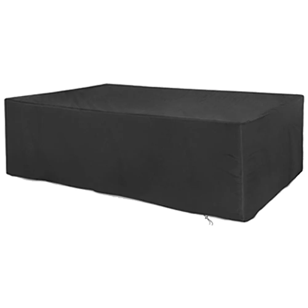 Черный Polyester Dustproof UV Protection Rain Patio Snow Cabinet Rectangular Furniture Cover Outdoor Garden Waterproof Durable Yard - Цвет: Черный