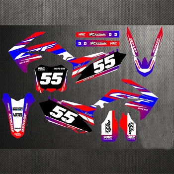 

Motorcycle stickers custom complete tool graphics background decal sticker quantity luster for teamCRF250R10-13 450R09-12