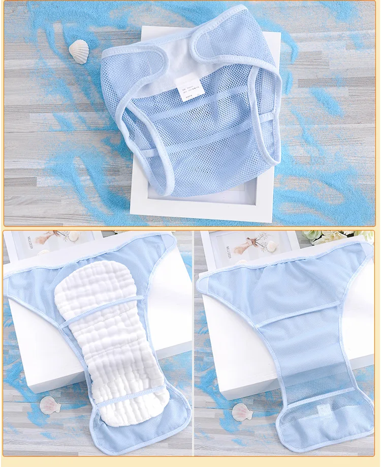 Polyester Reusable Baby Diapers Cover For Newborn Children