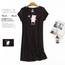 Брендовая дизайнерская Домашняя одежда, Женская Повседневная Ночная рубашка с мультяшным принтом, женская ночная рубашка из хлопка, женская ночная рубашка с круглым воротником, плюс размер, платье для сна