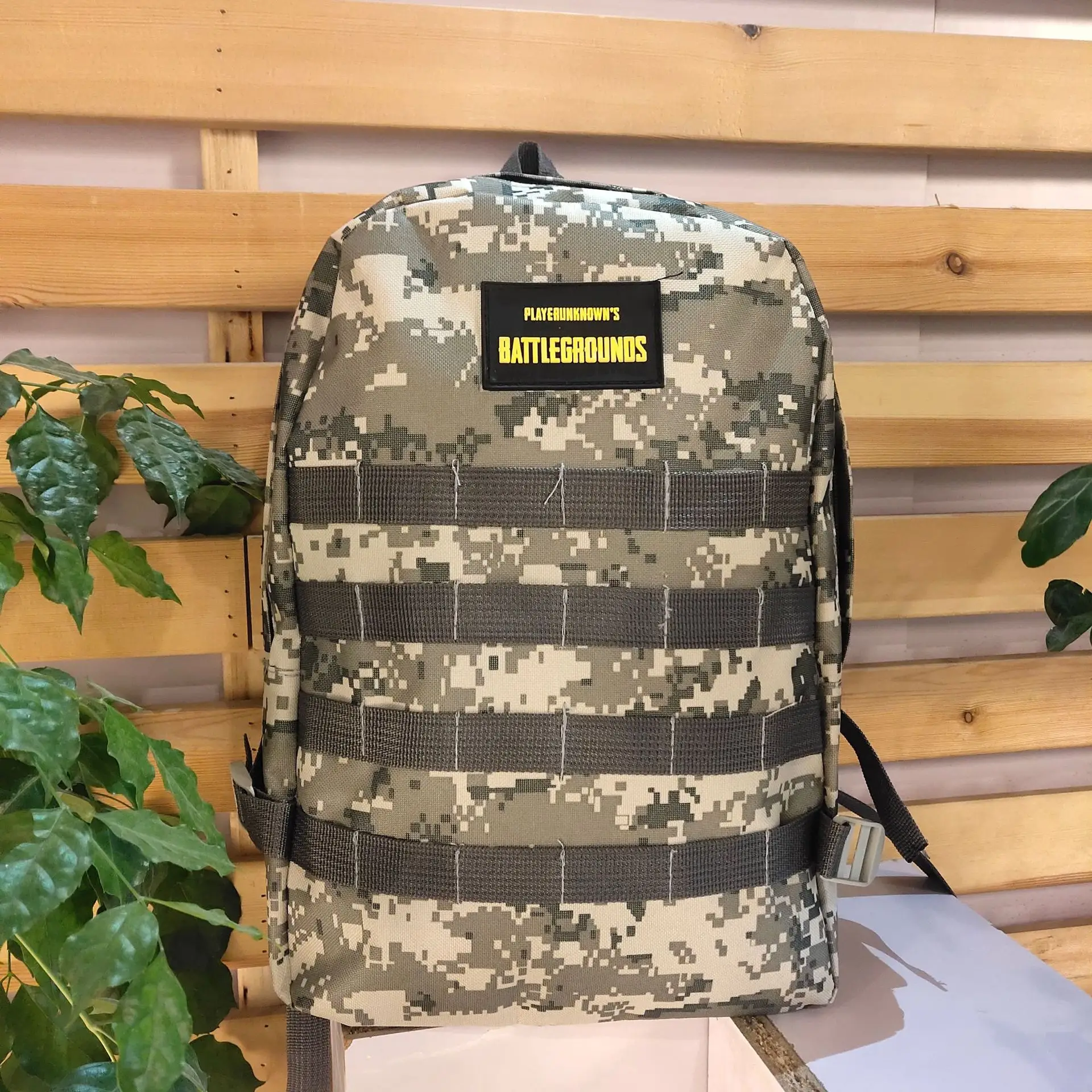 

Group Play Game PUBG Backpack Level 3 Backpack Playerunknown's Battlegrounds Cosplay Simple Design Backpack for Promotional