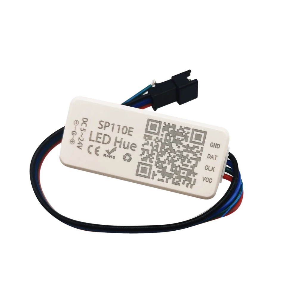 Bluetooth светодиодный контроллер SP110E для WS2801 WS2812B SK6812 RGB/RGBW Magic Lights Pixel APP Con Strip IOS Android