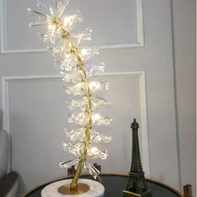 Современный декор, хрустальные настольные лампы, Хрустальная настольная лампа, светодиодный Светлячок, роскошная гостиная, спальня, скандинавские настольные лампы, украшение дома