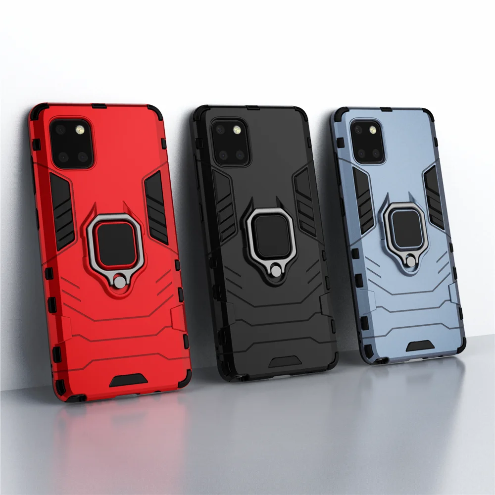Enhanced Protective Magnetic Ring Car Holder Case for Samsung Galaxy Note 10 Lite & S10 Lite