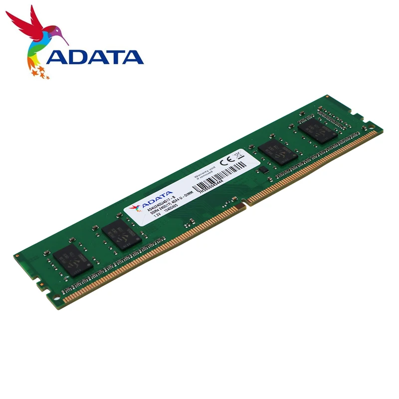 ADATA ram ddr4 4GB память 2400MHz U-DIMM оперативная Память ram 4G ddr 4 Рабочий стол 1,2 V Высокая совместимость